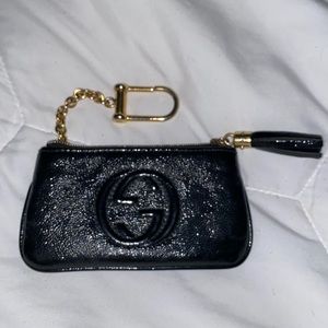 Gucci Key chain w/ Pouch Calfskin Soho